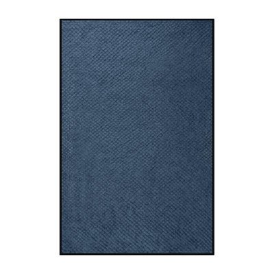 Machine Washable Trellis Grey Area Rug