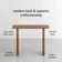 Amaro Solid Wood Console Table