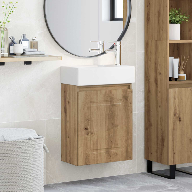 455 mm Bathroom Vanity, Artisan Oak
