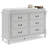 Simmons Kids Juliette 6 Drawer Dresser With Changing Top And Interlocking Drawers - Fully Assembled-101322762