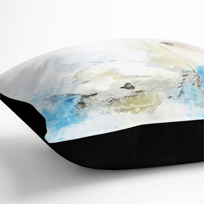 Square Cushion, 55cm H x 55cm W x 20cm D, Black