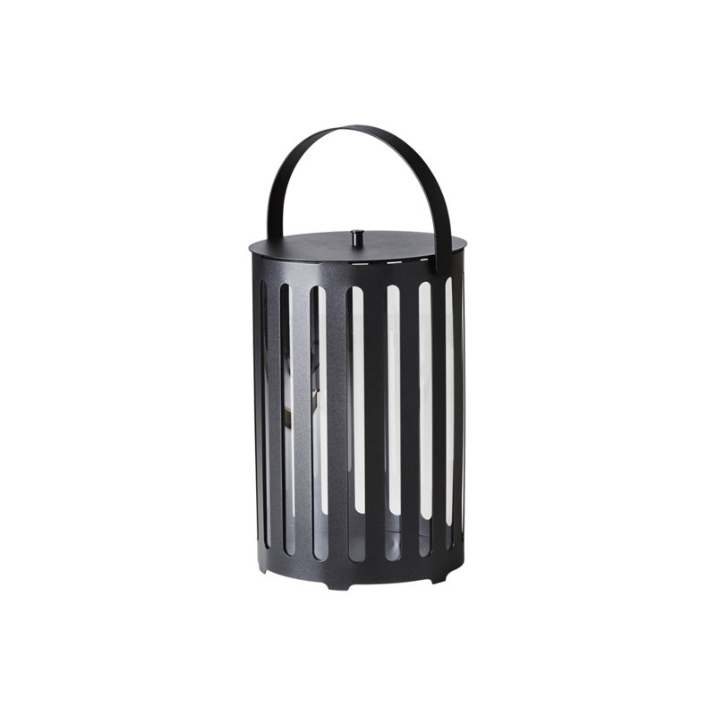 Lighttube Aluminum Floor Lantern, 25.2" H x 11.9" W x 11.9" D
