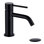 Robinet de salle de bain moderne monotrou avec ensemble de drain