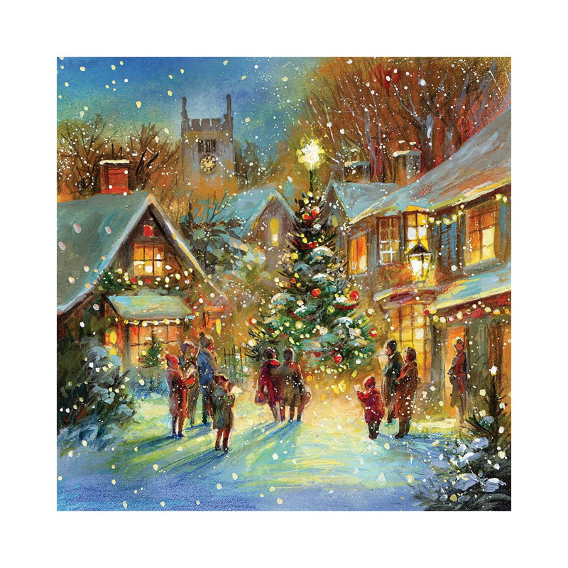 Evening Carol by Jim Mitchell - Wrapped Canvas Gallery-Wrapped Canvas Giclée, 30.48cm H x 30.48cm W