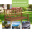 Banc de jardin en bois manufacturé Arjina