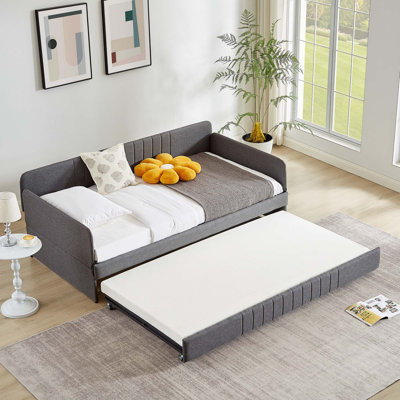 Daybed, Sofa Bed Metal Framed With Trundle Twin Size