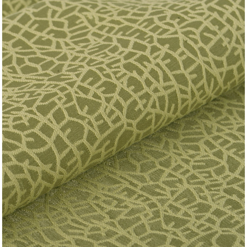Angola Solid Colour Ruffled 56" Window Valance, Sweet Pea
