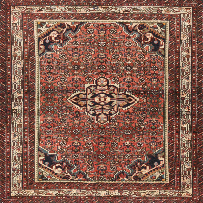 Southwestern Indoor Rug, Square 6'