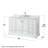 Deborah 60'' Single Bathroom Vanity with Marble Top-23113267-80209407