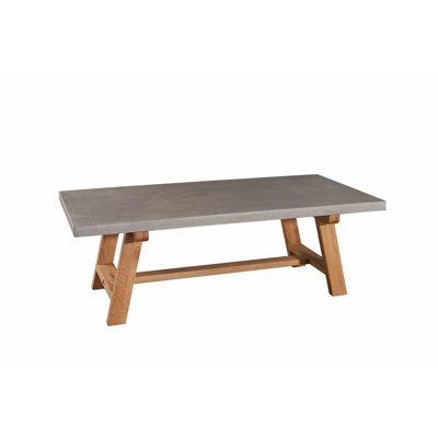 Nino Solid Wood Trestle Coffee Table