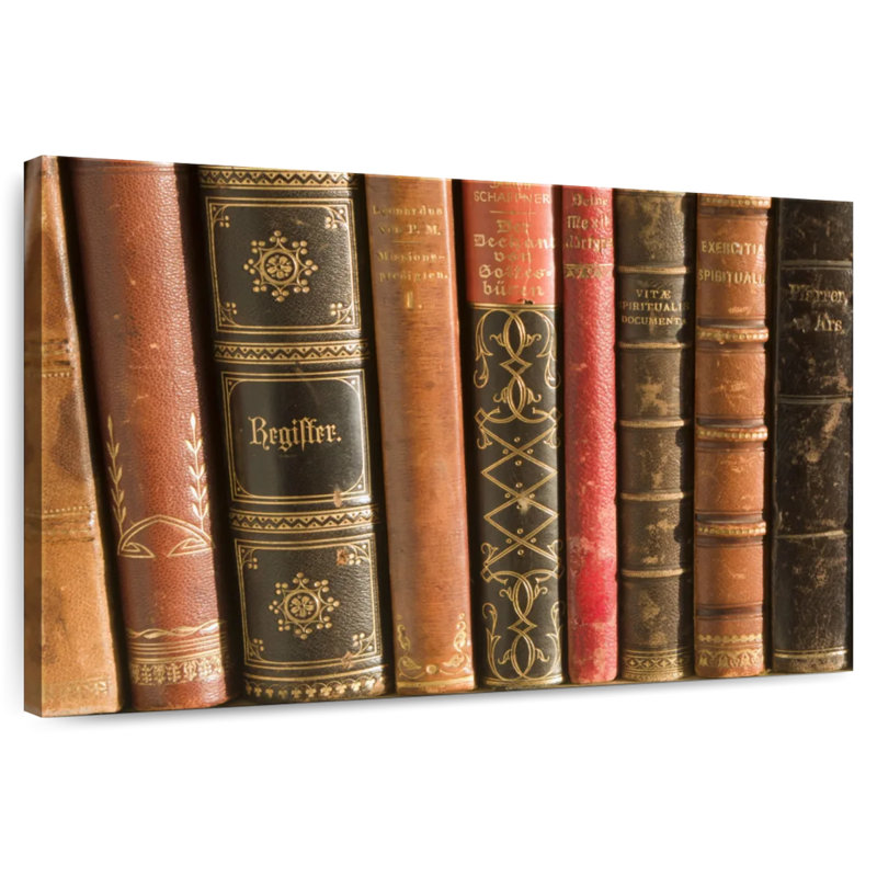 Kerner Ancient Books, 24" H x 36" W