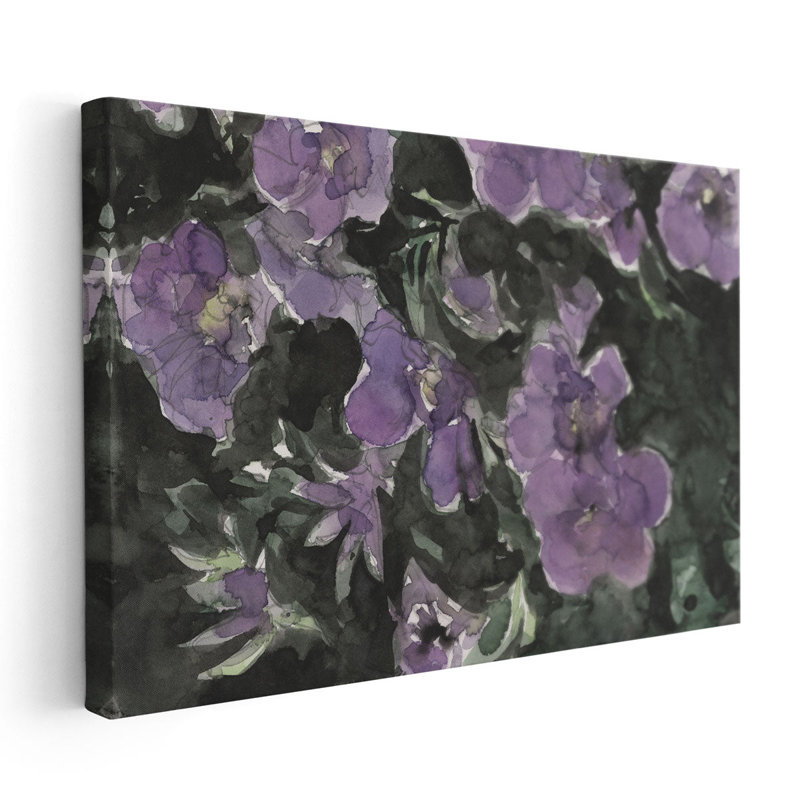 Floral Palette II - reproduction d'art sur toile, H 12 po x l 18 po