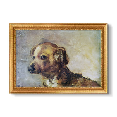 Cliper, the Artist's Dog, 1895 - Pablo Picasso - Toile encadrée sur mesure