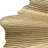 Single Piece Gold Metal Ginkgo Leaf Wall Sculpted Decor - 43"l X 23.5"h 1.6"d, Keyhole Mount For Horizontal Hanging On Panel Adorned Ornament 43 Inches In Length, 23.5 Height, 1.6 Depth, Indoor