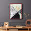 «Tiles & Texture Abstract Angles I», reproduction encadrée - bois massif-100623159-100623161
