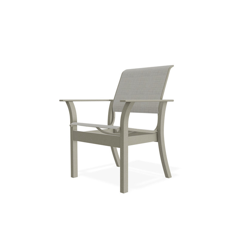 Leeward Outdoor Dining Chair, Storm, Deacon