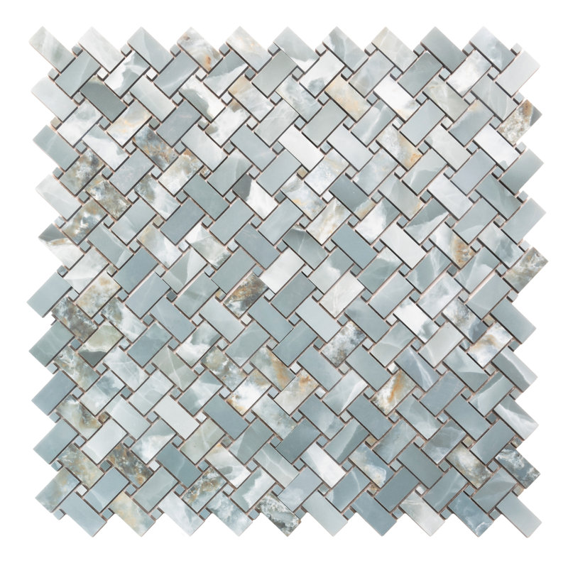 Splendor 11.81'' W x 11.81'' L Porcelain Tile Mosaic Sheet