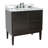Esmeyer 37'' Single Bathroom Vanity with Carrara Marble Top