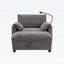 Chaise longue moderne avec repose-pieds avec rangement Cloud-498322063