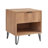 Dumbo 20" W Modern 1-Drawer Fluted Nightstand in Golden Brown-1302357697