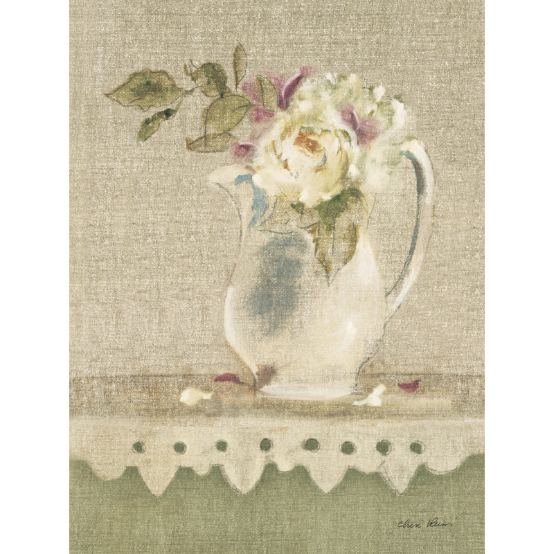 Cottage Cottage Bouquet II par Cheri Blum, H 40 po x l 30 po