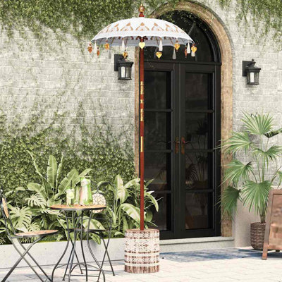 Balinese Parasol Cotton, Solid Wood