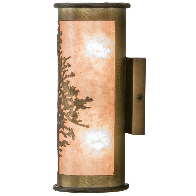 Rustic Lodge 2 - Light Flush Mounted Sconce