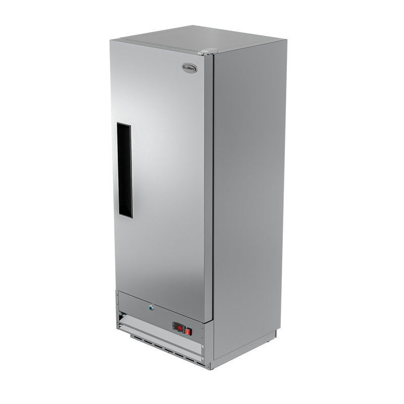25 in. Commercial Stainless Steel 1-Door Reach-In Freezer, 12 cu. ft. RIF-1D-SS12C
