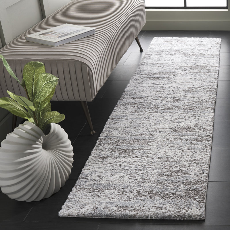Bobbielee Performance Abstract Rug, Runner 2' x 8'