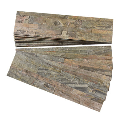 5.9'' W x 23.6'' L Peel and Stick Mosaic Tile
