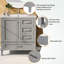 Ensemble de meuble-lavabo 30 po avec lavabo, facile à nettoyer-1001919113