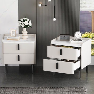 Ensemble de 2 tables de chevet