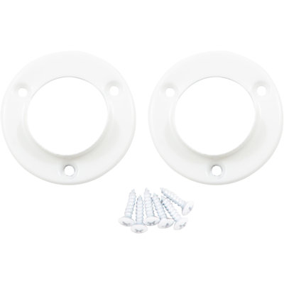 Pole Sockets, Fits Poles Up To 1-3/8" Diameter, Polished Brass By Stone Harbour Hardware