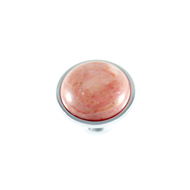 1.25" Diameter Mushroom Knob, Oiled Rubbed Bronze/Blush