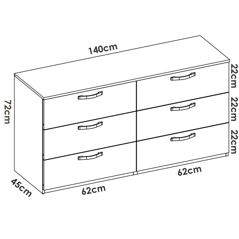 Abdullahi 6 - Drawer Rectangle Accent Chest