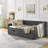 Daybed With Drawers Upholstered Tufted Sofa Bed-1270683346-1270683345