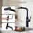Pull Down Kitchen Faucet with 360° Swivel  Sprayer - 3 Spray Modes with Horizontal & Vertical Water Flow
