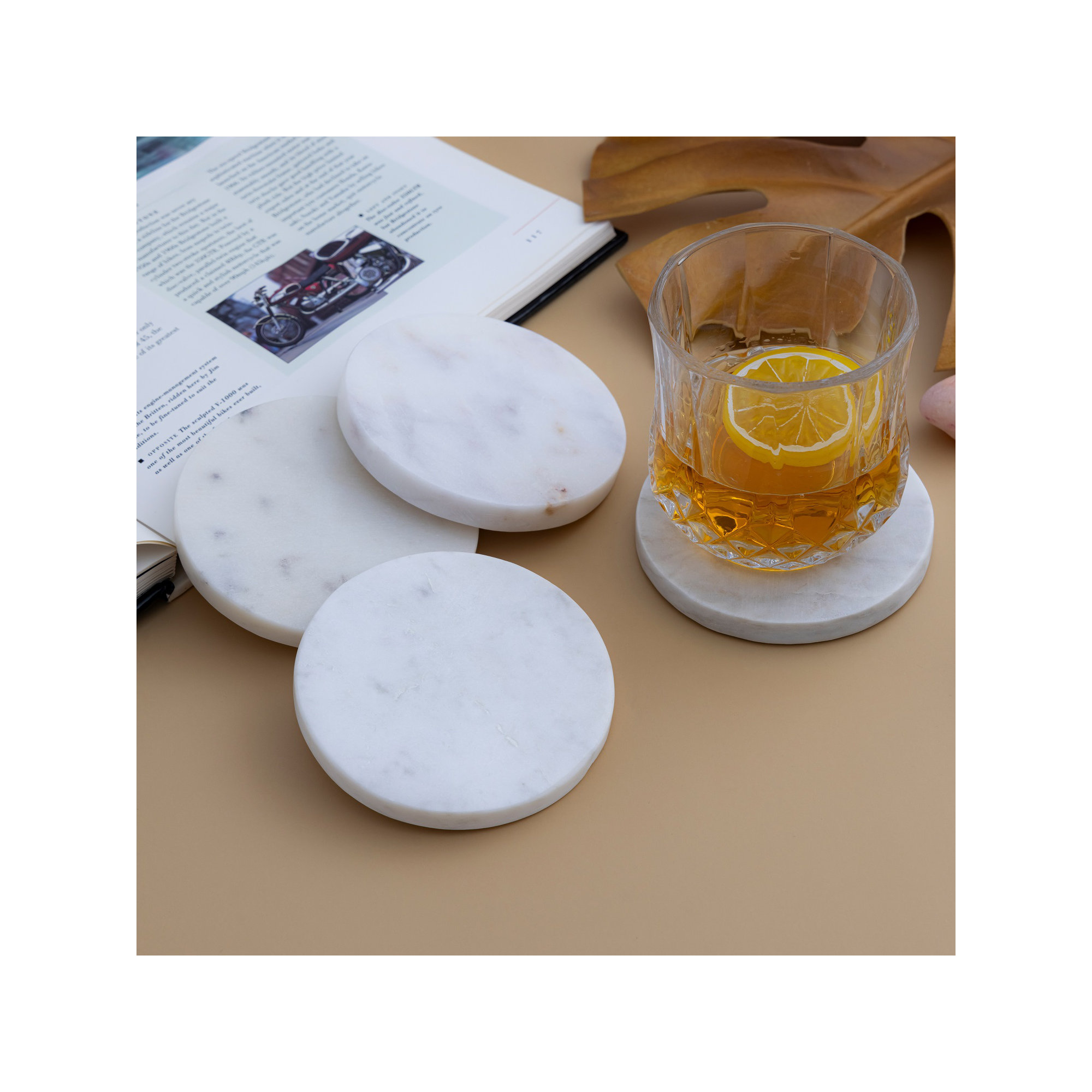 Marble Circle Coaster