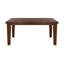 Ensemble de table de salle à manger contemporain à finition chêne foncé 5 pièces avec rallonge et chaises d'appoint 4X