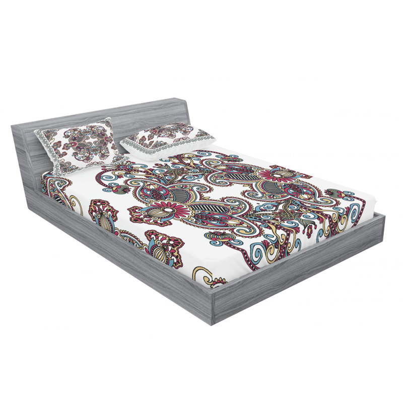 Microfiber Sheet Set, Full Sheet Set with Fitted Sheet