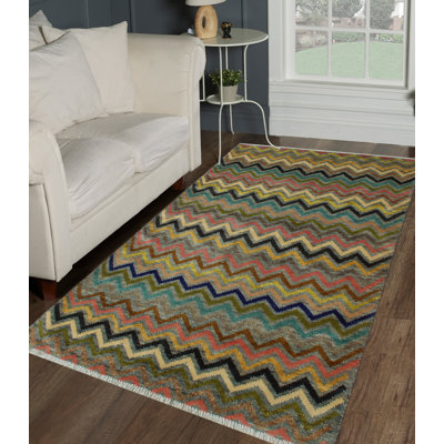 Jaliana One-of-a-Kind 3'10" X 6'2" Wool Area Rug in