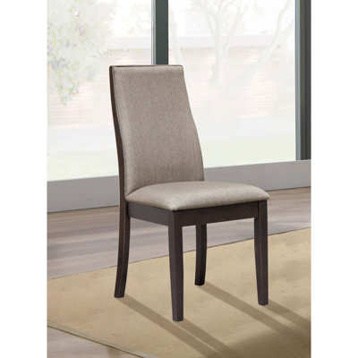 Industrial Upholstered Dining Chair Set for Comfortable Dining