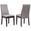 Ensemble de chaises de salle à manger élégantes et transitionnelles avec design ergonomique et siège rembourré-565861447-565861441