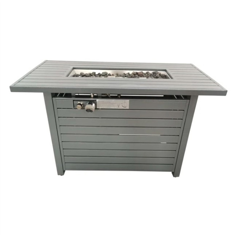 25 H X 42 W Outdoor Fire Pit Table With Lid