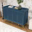 Grand lit escamotable en bois avec lattes-465326363