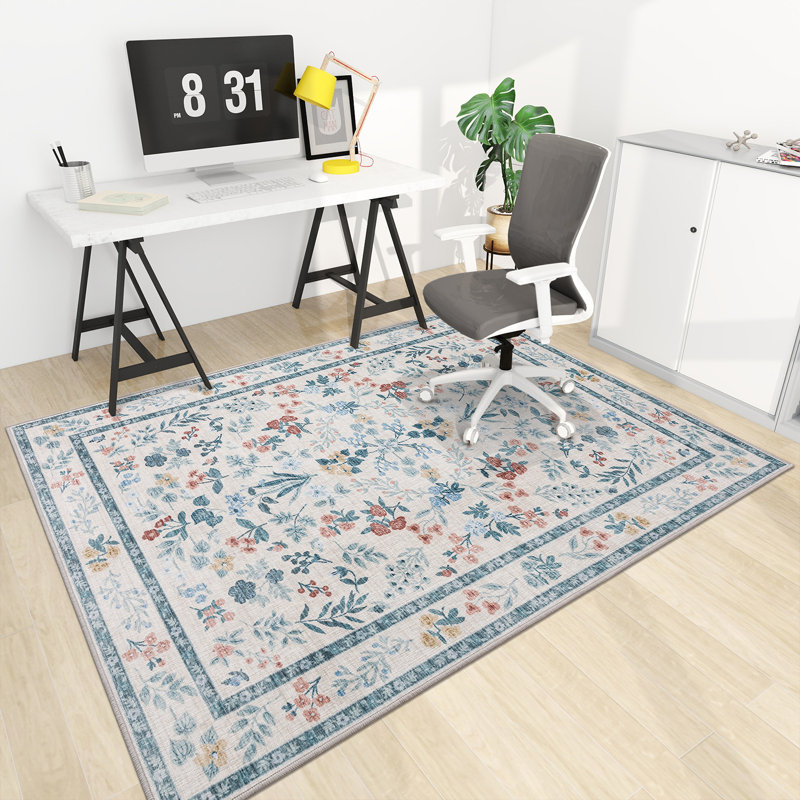 Protecteur de plancher de tapis de chaise et rehausseur de style pour les espaces de bureau à domicile ou de salle à manger