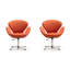 Chaise ballon rembourrée en métal Raspberry Modern-25675681