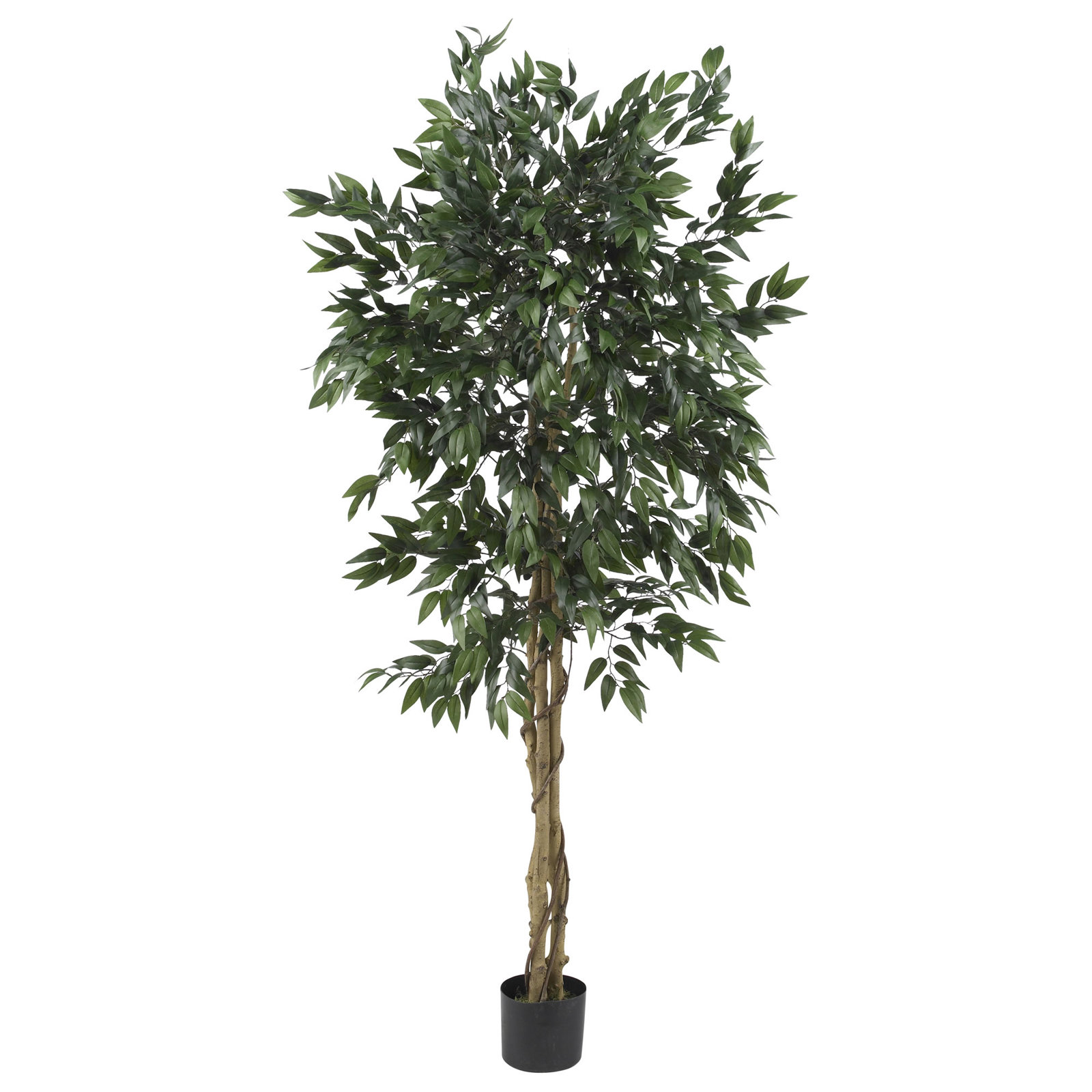 Faux Olive Tree Tree in Pot, 60" H x 32" W x 32" D