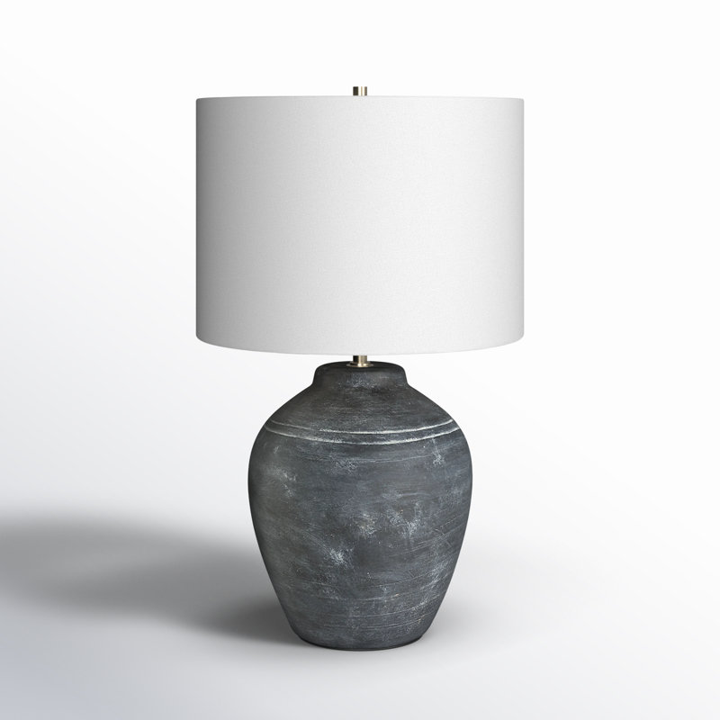 Lampe de table, White, H 23,5 po x l 14 po x P 14 po