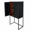 31.5x16.5x60" Cabinet, Black